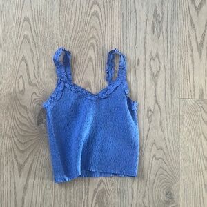 Blue girls XL tank top